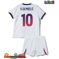 Camisa de Futebol Paris Saint-Germain Ousmane Dembele #10 Equipamento Secundário Infantil 2026-27 Manga Curta (+ Calças curtas)